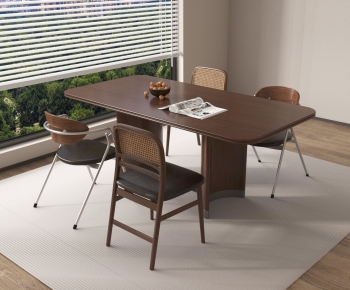 Modern Dining Table And Chairs-ID:588712937