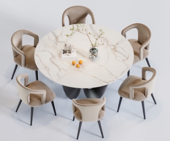 Modern Dining Table And Chairs-ID:391942987