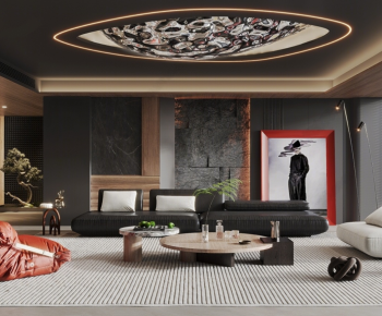 Modern A Living Room-ID:307893994