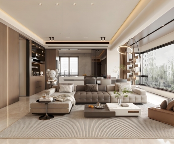 Modern A Living Room-ID:501815084