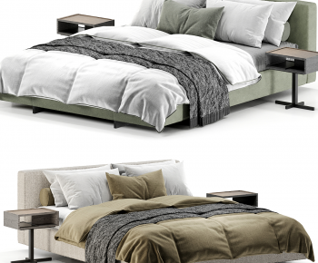 Modern Double Bed-ID:973695046