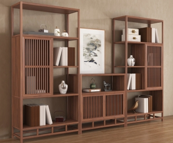 New Chinese Style Shelving-ID:993443013