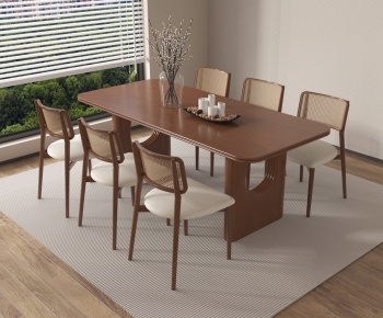 Modern Dining Table And Chairs-ID:893773083