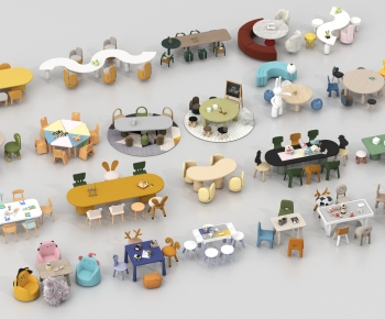 Modern Children's Table/chair-ID:486049711