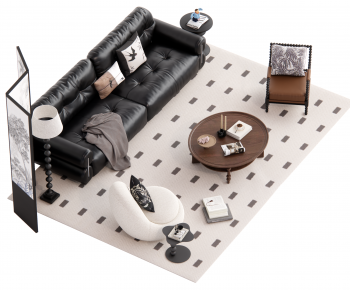 French Style Sofa Combination-ID:747173079