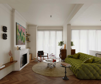 French Style A Living Room-ID:835070692
