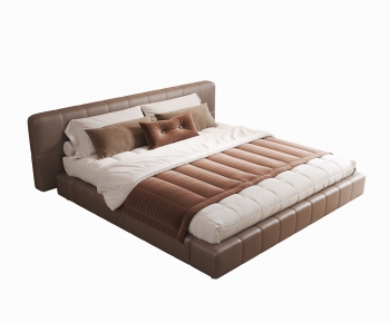 Modern Double Bed-ID:734363084