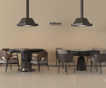 Modern Mahjong Tables And Chairs-ID:258460021