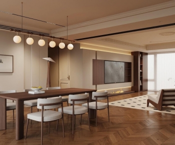 Wabi-sabi Style Dining Room-ID:677503117