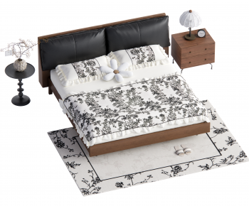 French Style Double Bed-ID:124952088