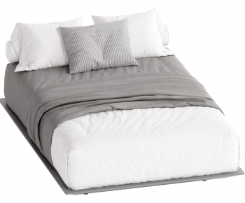 Modern Double Bed-ID:722939971