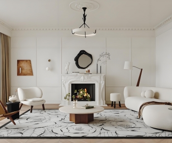 French Style A Living Room-ID:747379067