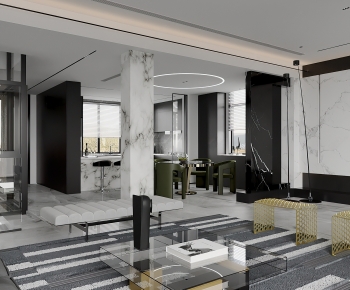 Modern A Living Room-ID:254559991