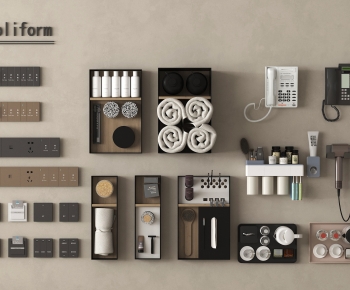 Modern Bathroom Set-ID:444785126