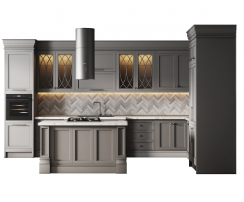 American Style Kitchen Cabinet-ID:251092915