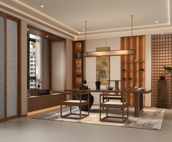 New Chinese Style Tea House-ID:574317933