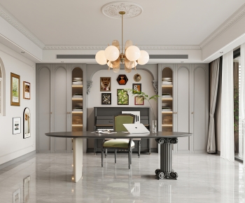 French Style Study Space-ID:680547001