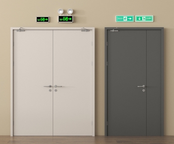 Modern Fire Door-ID:709381106