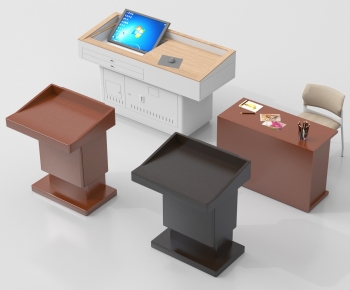 Modern Rostrum/Lecture Table-ID:624968055