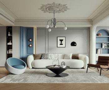 French Style A Living Room-ID:290930037