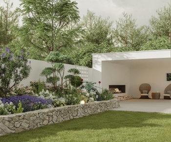 Modern Courtyard/landscape-ID:662479466