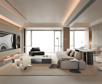 Modern A Living Room-ID:204751973