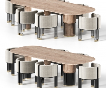 Modern Dining Table And Chairs-ID:660056113