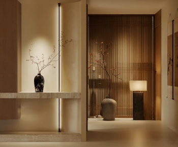 New Chinese Style Hallway-ID:631858113