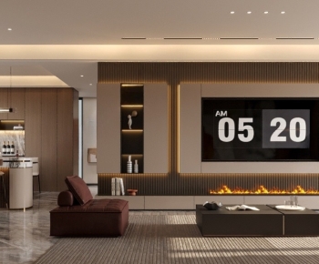 Modern A Living Room-ID:701389071