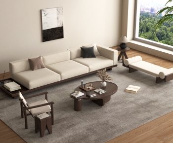 Wabi-sabi Style Sofa Combination-ID:193624021