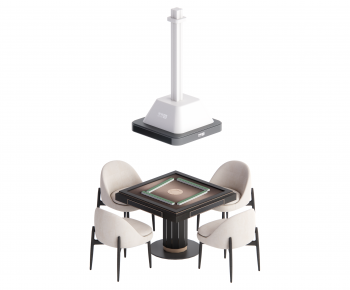 Modern Mahjong Tables And Chairs-ID:781871084
