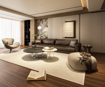 Modern A Living Room-ID:877646929