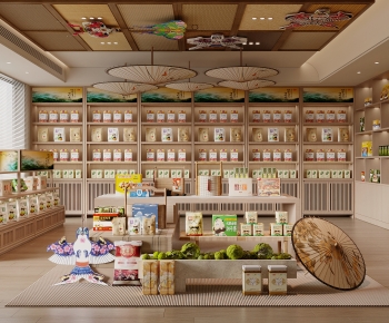 New Chinese Style Exhibition Hall-ID:805845028