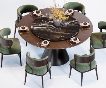 New Chinese Style Dining Table And Chairs-ID:534231909