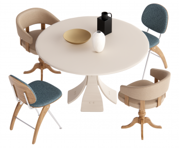 Modern Dining Table And Chairs-ID:354438075