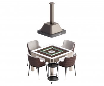 Modern Mahjong Tables And Chairs-ID:452470869