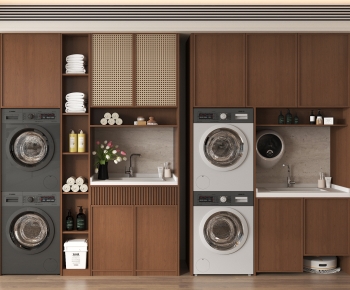 Modern Laundry Cabinet-ID:191126116