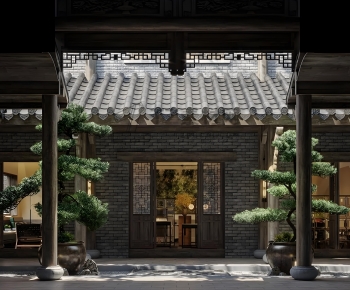Chinese Style Courtyard/landscape-ID:421428924