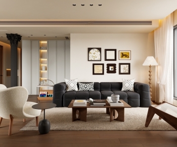 French Style A Living Room-ID:984623911