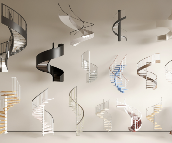 Modern Rotating Staircase-ID:545906072