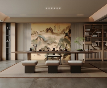 New Chinese Style Tea House-ID:914024116