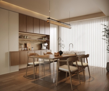 New Chinese Style Dining Room-ID:732979878