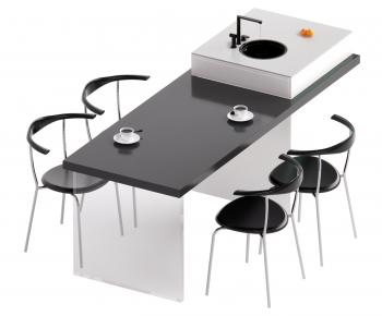 Modern Dining Table And Chairs-ID:807369959