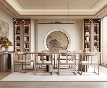 New Chinese Style Dining Room-ID:110380629