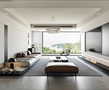 Modern A Living Room-ID:853622916