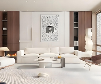 Modern A Living Room-ID:387742047