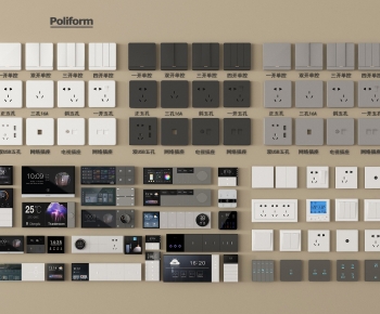 Modern Switch Socket Panel-ID:905188084