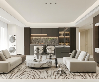 Modern A Living Room-ID:460824019