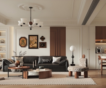French Style A Living Room-ID:729990968