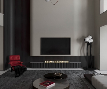 Modern A Living Room-ID:482039561